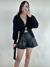 Aylin Leather Shorts