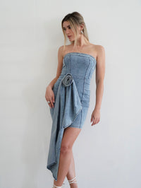 Gina Denim Mini Dress