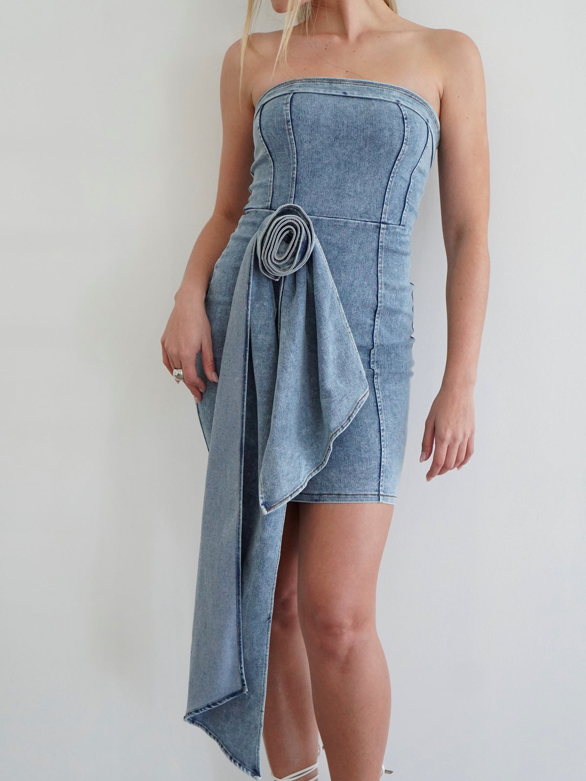 Gina Denim Mini Dress