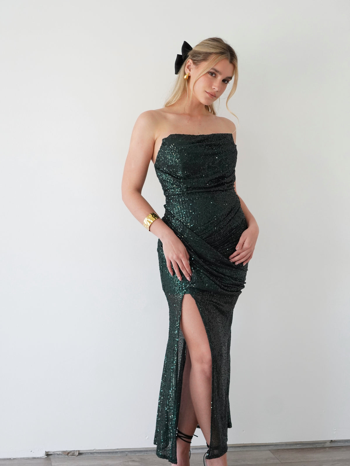 Ella Sequin Midi Dress