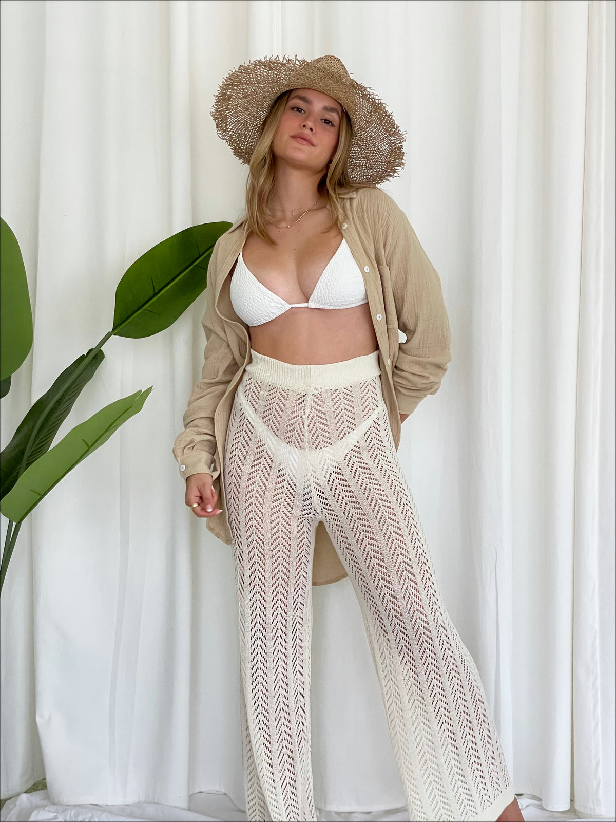 Resort Ready Crochet Pants