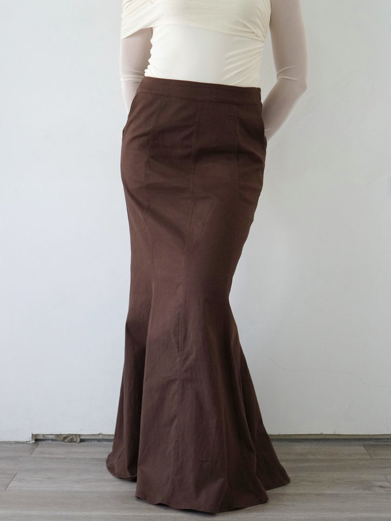 Cocoa Maxi Skirt