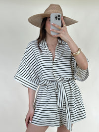 Capri Striped Romper