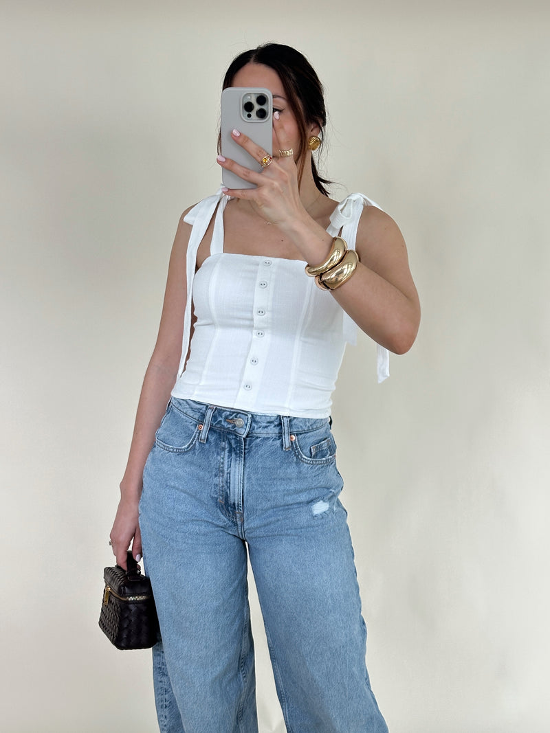 Grace Linen Top