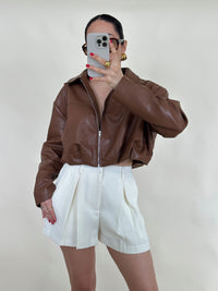 Pleated Shorts