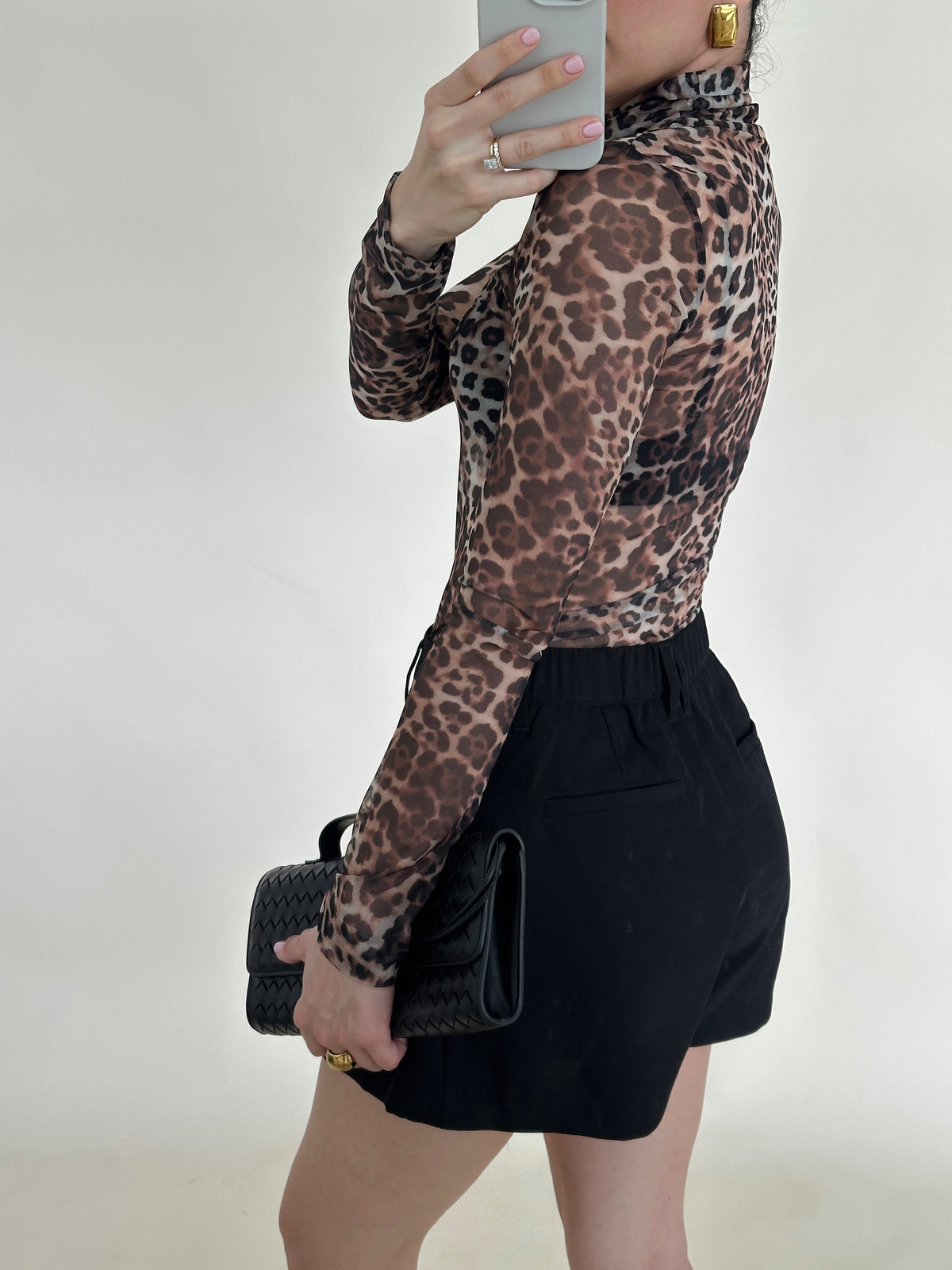 Erin Leopard Mesh Top
