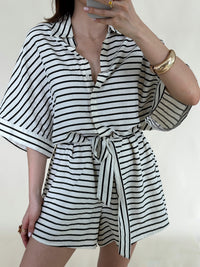 Capri Striped Romper