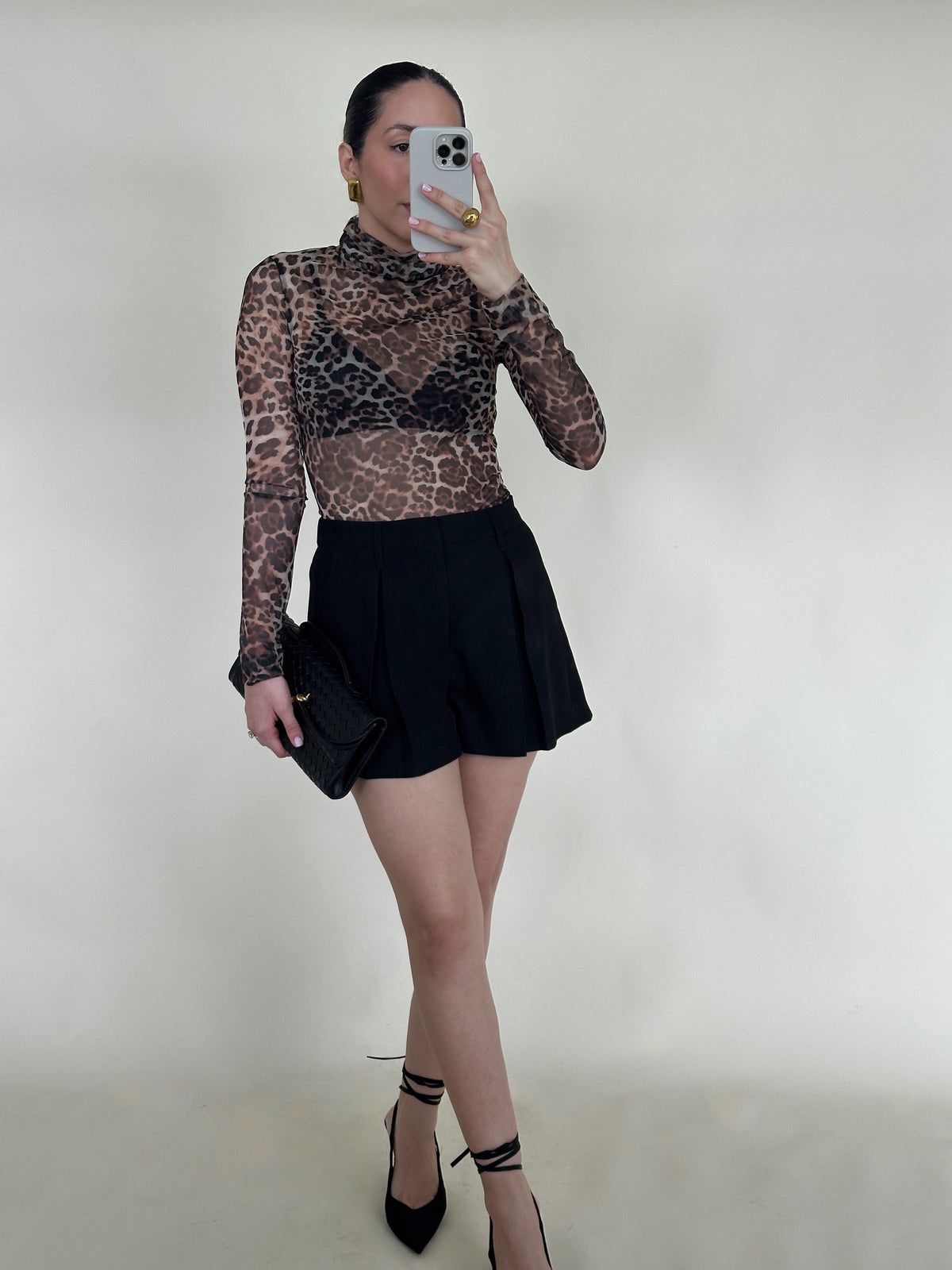 Erin Leopard Mesh Top