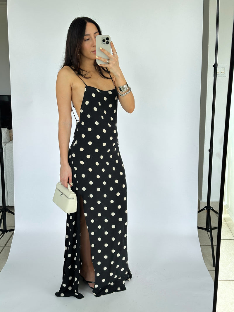Dittany Polka Dot Dress
