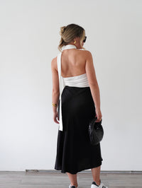 Jolene Satin Midi Skirt