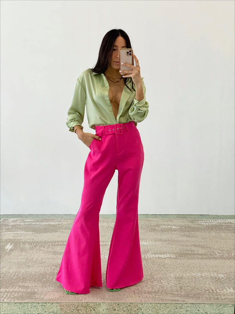 Money Moves Bell Bottom Pants